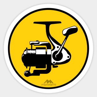 Spinning Reel Sign Sticker